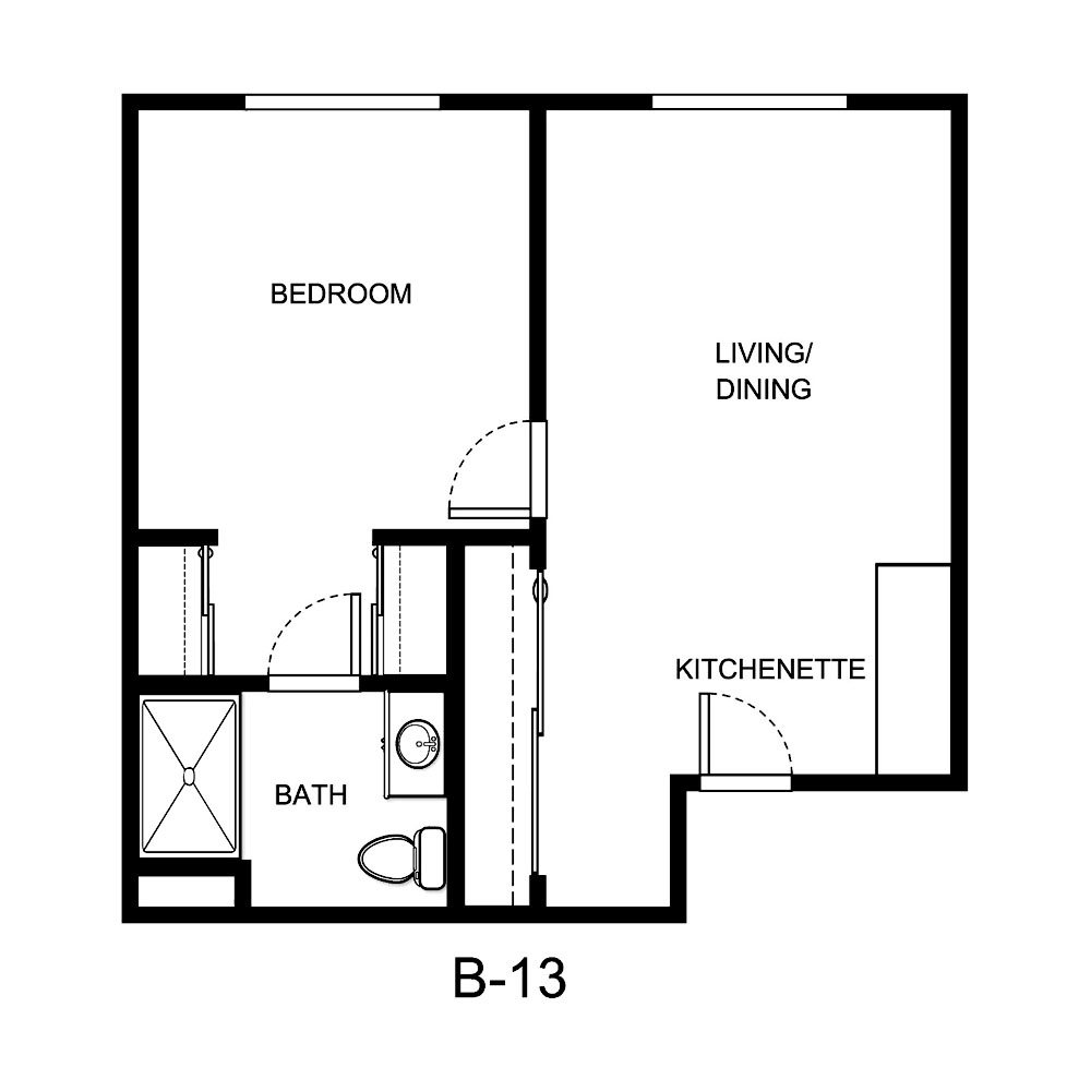 B 13 One Bedroom