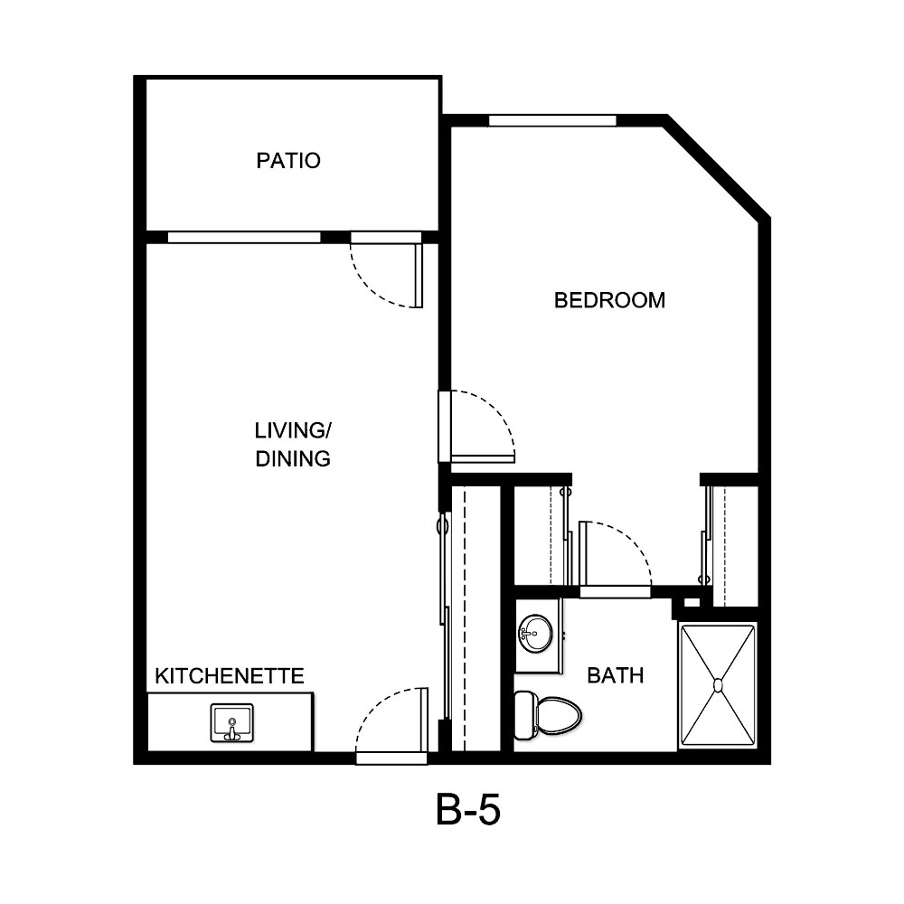 B 5 One Bedroom